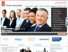 Tablet Screenshot of nestorsourcing.com